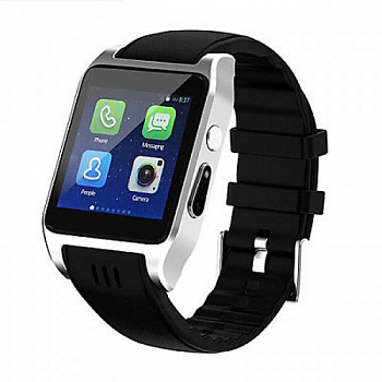 Смарт часы Smart Watch с Wi-Fi и 3G X86 серебро